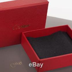 Cartier 18k White Gold Charity Love Bracelet With Certificate And Box