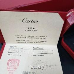 Cartier Bracelet Love Bastille AU750 White Gold box and Guarantee card