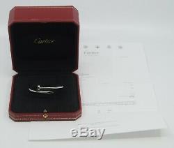Cartier Juste Un Clou 18K White Gold Bracelet Size 15