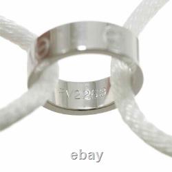 Cartier Love Charity Bracelet 18K White Gold 750 90183636