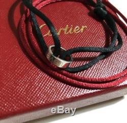 Cartier White Gold Love Cord Bracelet