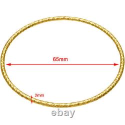 Citerna 9ct White Gold 6.5cm Closed Bangle