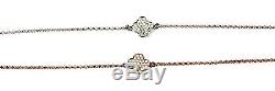 Clover Bracelet with Diamond in 14k Rose, Yellow or White Gold (Dia 0.25cts)