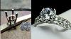 Cubic Zirconia Rings Custom White Gold Engagement Ring
