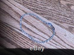 De Beers Line Diamond Bracelet 18k White Gold 1.5ct
