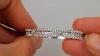 Designer White Diamond Bangle Bracelet 14k White Gold 1 92tcw