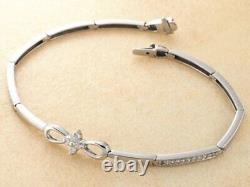 Diamond 0.29ct design bracelet K14WG #050