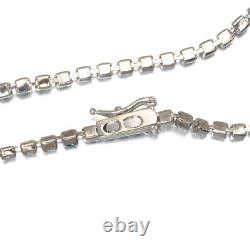 Diamond 1.15ct/1.14ct Tennis Bracelet 18K 750 White Gold