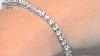 Diamond 5ct Tennis Bracelet Set In 18k White Gold Fdt23 7