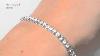 Diamond 6ct Tennis Bracelet Set In 18k White Gold Fdt23 8