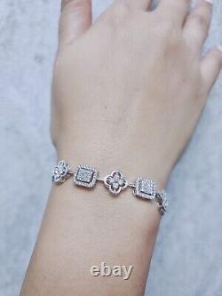 Diamond Bracelet In 18k White Gold