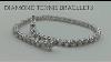 Diamond Tennis Bracelet Fine Jewelry 18k White Gold Gemrize