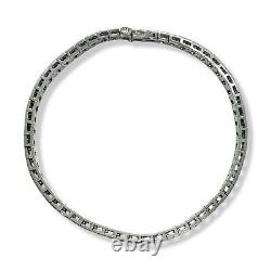 Diamond Tennis Bracelet in 14k Solid White Gold (1.07 ct. Tw.) 3.30 mm tennis