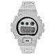 Digital Diverso DW6900 Custom G-Shock White Gold Tone Band Bezel Watch