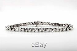 Estate $25,000 10ct VS H Diamond 14k White Gold Tennis Bracelet HIGH GRADE