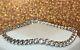 Estate Vintage 10k White Gold Natural Diamond Bracelet