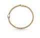 FOPE 18 ct YELLOW & WHITE GOLD Eka Bracelet Brand New in Box with Tags