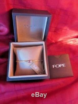 FOPE 18ct YELLOW & WHITE GOLD Eka Bracelet Brand New in Box with Tags