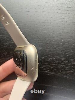 Fitbit Sense Activity Tracker Lunar White/Soft Gold Stainless Steel Worth £189