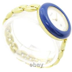 GUCCI 11/12 Change Bezel Quartz Ladies Wristwatch Watch Bracelet AK38389b