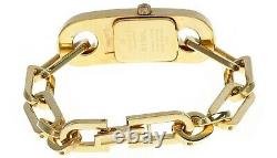 GUCCI Quartz Gold Dial Gold-tone Bracelet Women's Watch 6100L