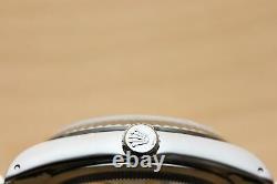 Genuine Mens Rolex Datejust 18k White Gold & Stainless Steel Watch 16234