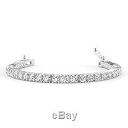 Great Deal! 3 ct Round Diamond Claw Set Tennis Bracelet in 18 k White Gold