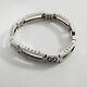 Gucci 18k White Gold 7 Mens Bracelet Jewelry LP-GUC24