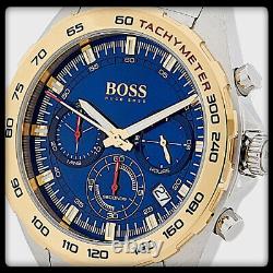 Hugo Boss Sports Intensity Hb1513667 Gold & Steel Men's Chrono Luminova Watch