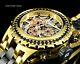 Invicta JT 52MM Reserve 5.06ctw Black SPINEL Subaqua Specialty Gold Tone Watch