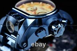 Invicta Men 52mm Bolt Zeus MAGNUM High Polish Blue Chrono Dual Time Swiss Watch
