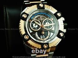 Invicta Men 63mm Grand Arsenal Swiss Movement Chronograph Rose Gold TT SS Watch