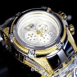 Invicta Reserve Bolt Zeus 1.95 CTW Diamonds High Polish Gold 2 Tone Watch New