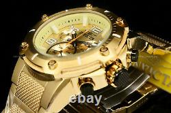 Invicta Speedway XL VIPER RondaZ60 Movt Champagne Dial 18K Gold Plated S. S Watch