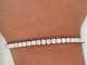 Ladies 18K White Gold 5.00 CT F/VS Round Cut Diamond Tennis Bracelet 7 Inches UK