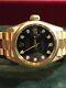 Ladies 18ct Gold Rolex Oyster Perpetual Factory Diamond Face 69278 26MM