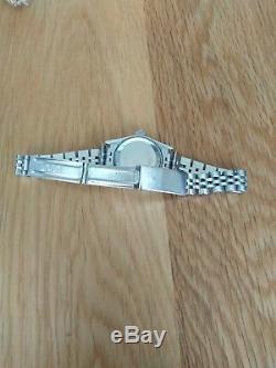 Ladies Rolex watch Oyster Datejust silver Jubilee bracelet white gold bezel