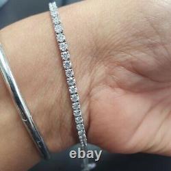 Limited Stock 4.75 Ct 100% Natural Round Diamond Tennis Bracelet. White Gold