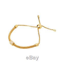 Links of London Starlight 18kt Yellow Gold Vermeil and White Sapphire Bracelet