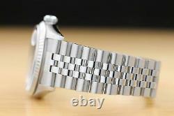 Mens Rolex Datejust 16234 Blue Dial 18k White Gold & Stainless Steel Watch