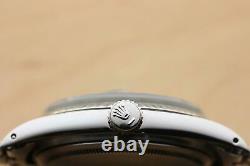 Mens Rolex Datejust 18k White Gold & Steel Silver Dial Watch + Rolex Folded Band