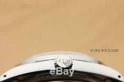 Mens Rolex Datejust Blue Dial 18k White Gold Diamond Bezel & Steel Watch