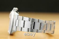 Mens Rolex Datejust Blue Dial 18k White Gold Stainless Steel Diamond Watch