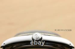 Mens Rolex Datejust Blue Dial 18k White Gold & Stainless Steel Quickset Watch