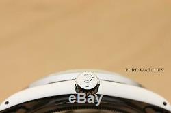 Mens Rolex Datejust Silver Diamond Sapphire 18k White Gold Stainless Steel Watch