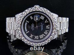 Mens Rolex Day-Date 2 II 18k 41MM President 218239 White Gold Diamond Watch 30.5