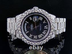 Mens Rolex Day-Date 2 II 18k 41MM President 218239 White Gold Diamond Watch 30.5