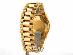 Mens Rolex Day-Date President 18K Yellow Gold Watch Champagne Diamond Dial 1803