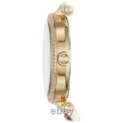 Michael Kors MK6427 Parker Red & Gold Tone Plum Acetate Ladies Wrist Watch