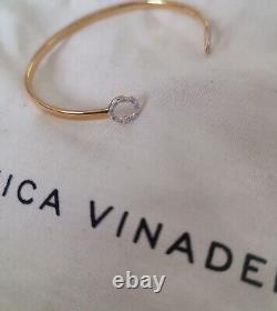 Monica Vinader 18ct Gold Plated Vermeil Riva Mini Kite Circle Diamond